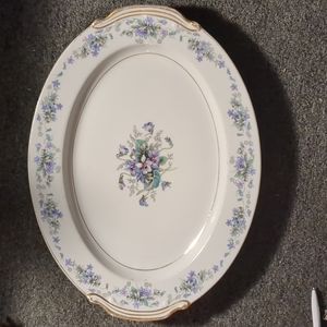 Vintage medium Noritake Violette china serving platter